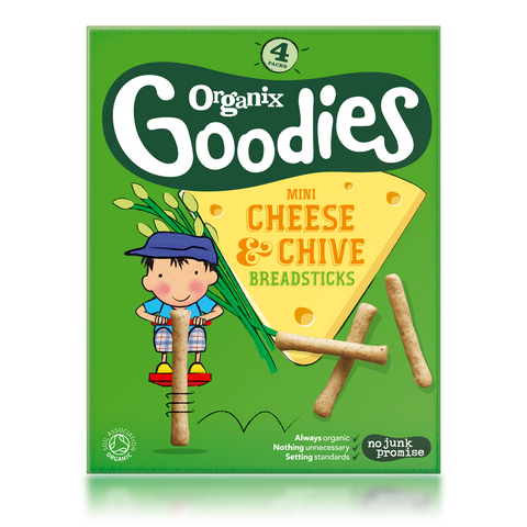 mini cheese & chive breadsticks