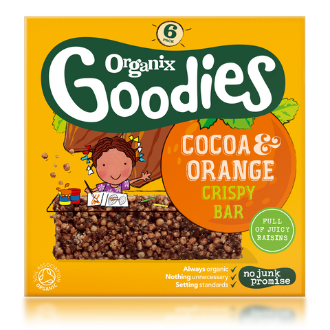 cocoa & orange crispy bars