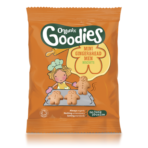 mini gingerbread men biscuits