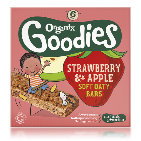 strawberry & apple soft oaty bars